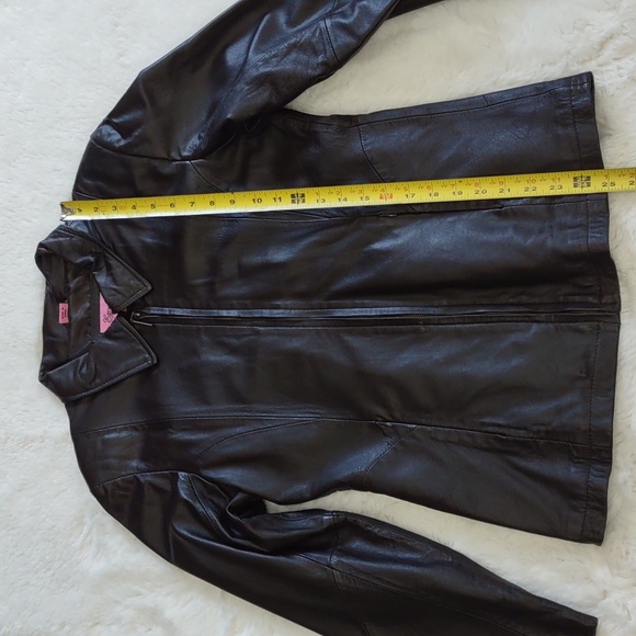 EXCELLED COLLECTION LEATHER JACKET. - Picture 13 of 17